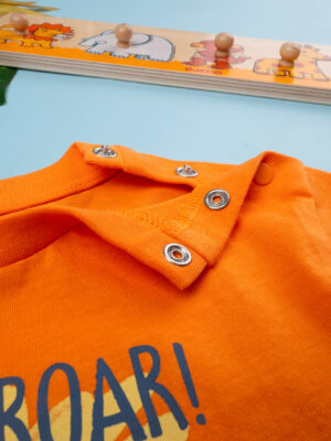 Camiseta infantil estampada naranja - Prénatal