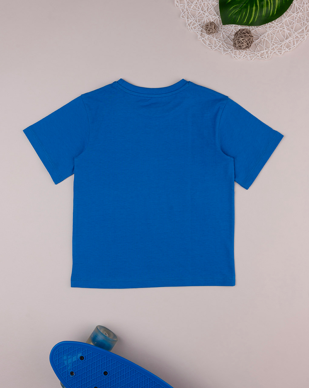 Camiseta azul de niño con estampado - Prénatal