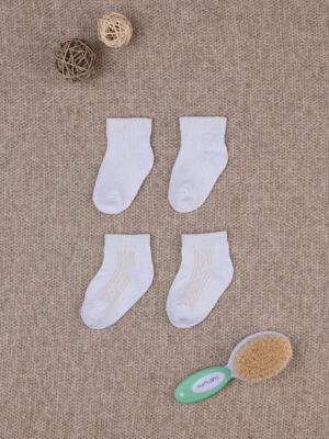 Lote 2 calcetines bebé blanco - Prénatal