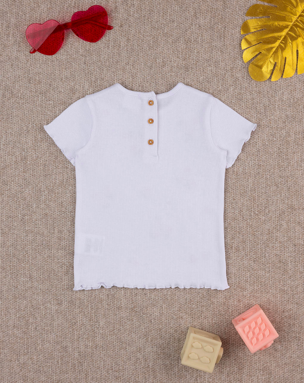 Camiseta informal para niñas con estampado allover - Prénatal