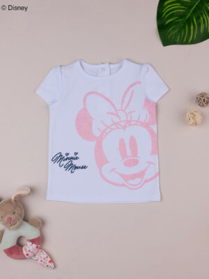 Camiseta estampado rosa "minnie" para niña - Prénatal