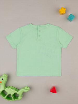 Camiseta para niños verde estampado - Prénatal