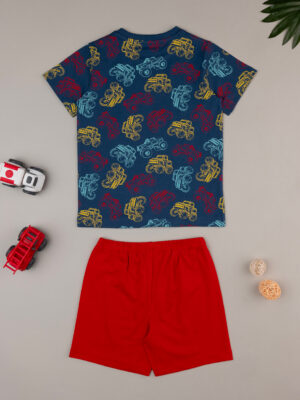 Pijama azul/rojo bebé - Prénatal