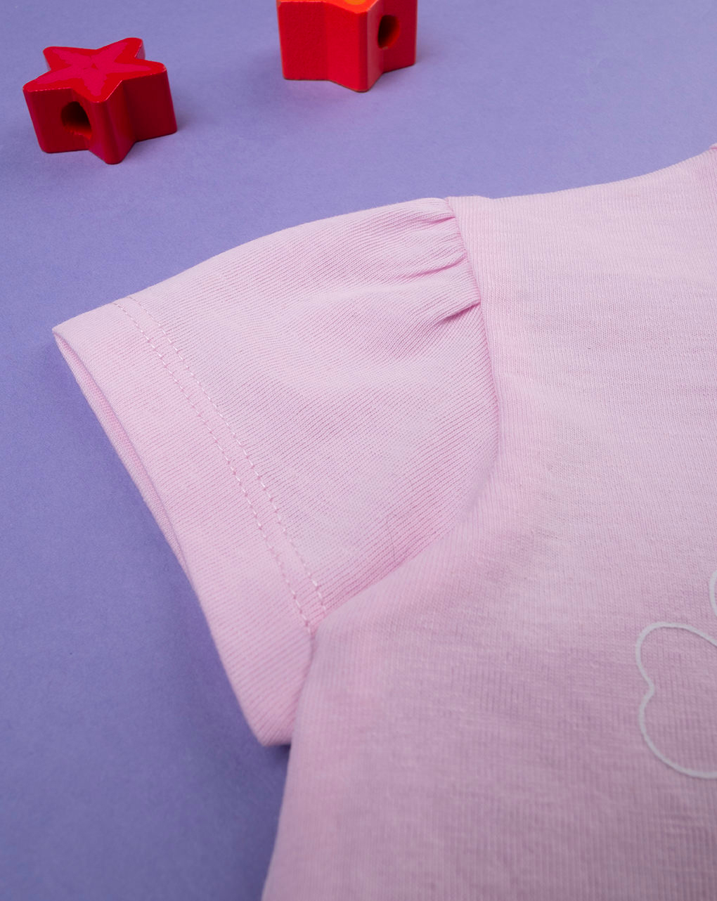 Camiseta manga corta rosa bebé niña - Prénatal