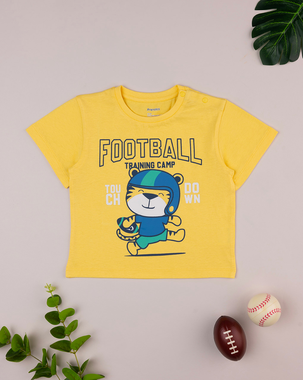 Camiseta infantil estampada amarilla - Prénatal