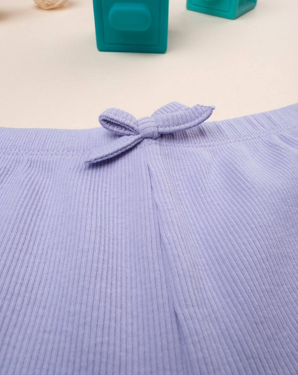 Pantalones cortos lila informales para niñas - Prénatal