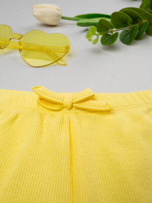 Shorts giallo bambina - Prénatal