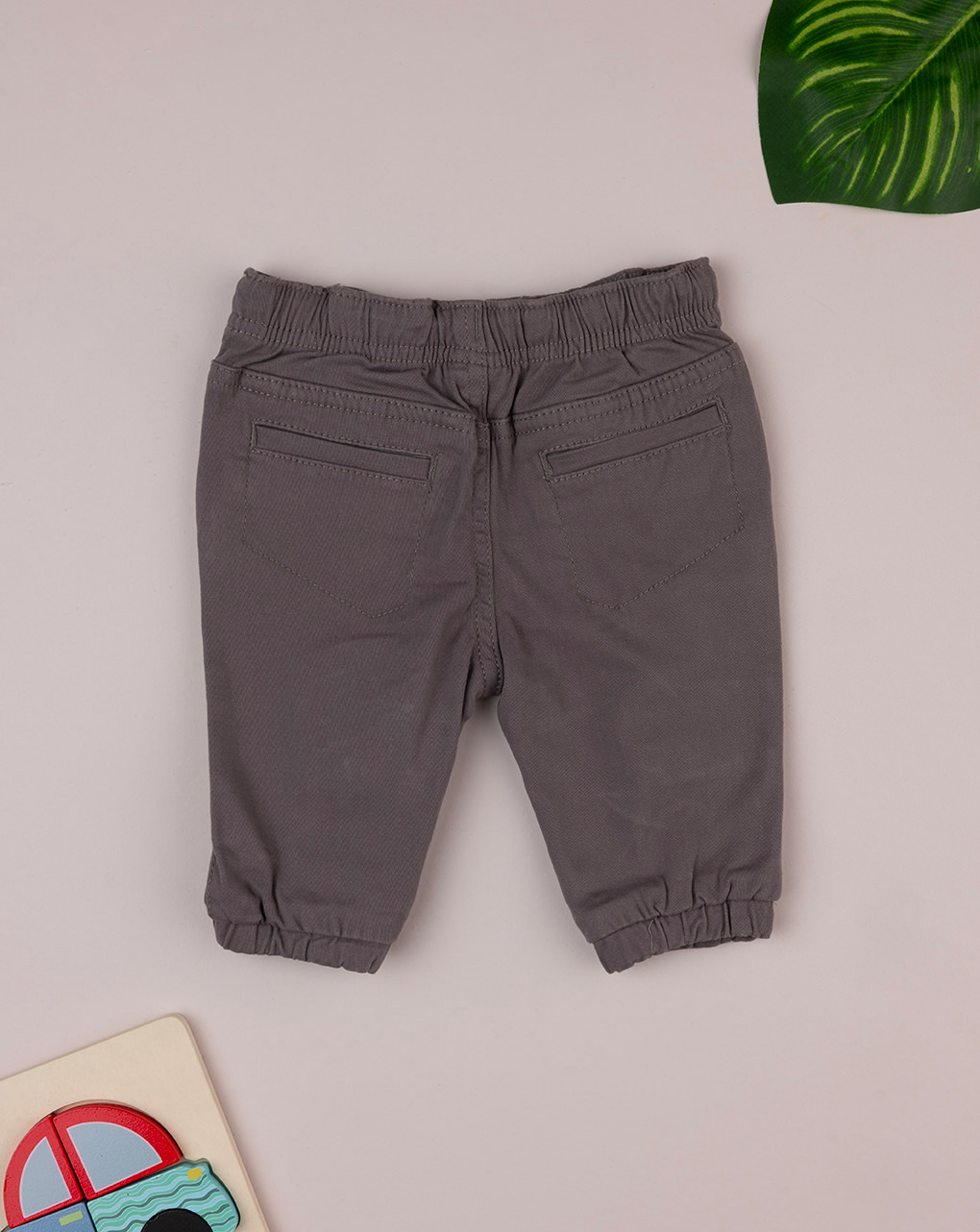 Pantalones gris antracita para niño - Prénatal
