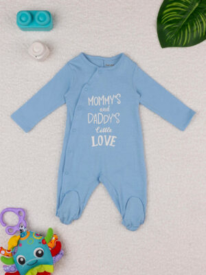 Pelele azul bebé con estampado - Prénatal
