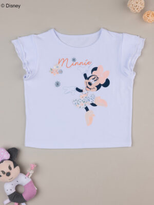 Camiseta disney minnie blanca de niña - Prénatal