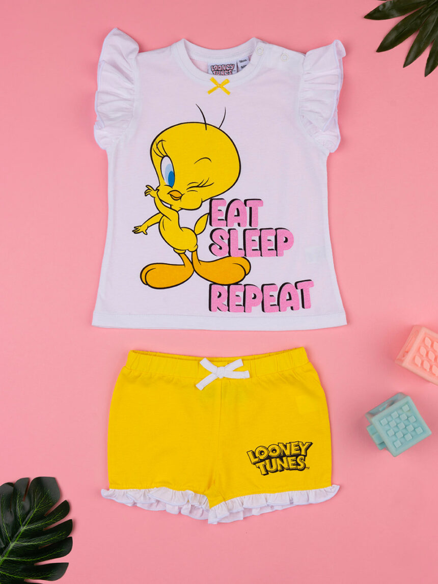 Pijama de verano para niña 'piolín - Prénatal