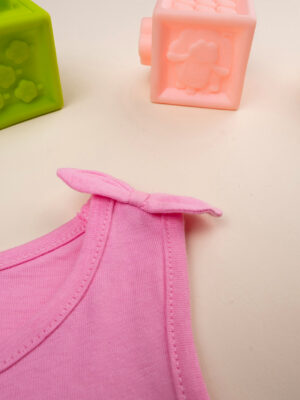 Camiseta de tirantes estampada rosa de niña - Prénatal