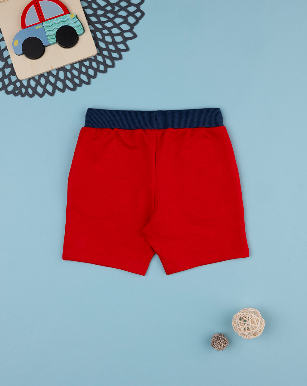 Pantalones cortos para niños rojos - Prénatal