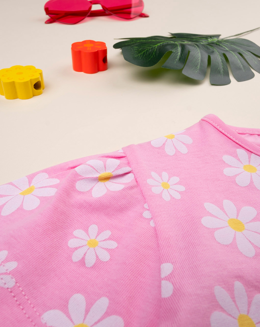 Camiseta rosa estampada de niña - Prénatal