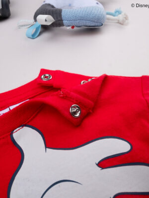 Camiseta bimbo rossa mickey mouse - Prénatal