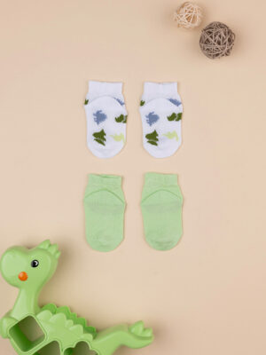Lote de 2 calcetines "dino" para bebé - Prénatal