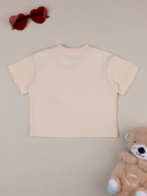 Camiseta manga corta beige niño - Prénatal