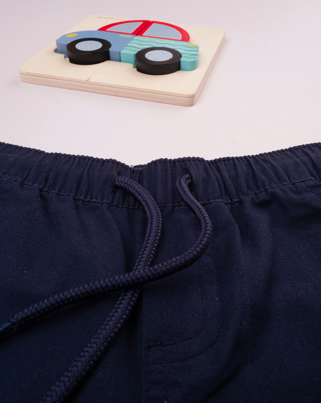 Pantalones de sarga azul bebé - Prénatal
