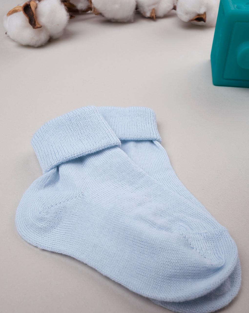 Paquete de 2 pares de calcetines azules y blancos - Prénatal
