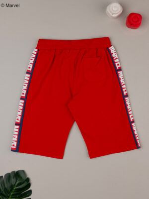 Bermuda jersey bimbo rosso algodón orgánico - Prénatal