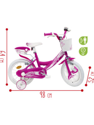 Bicicleta 14'' - fucsia - sun&sport - Sun&Sport