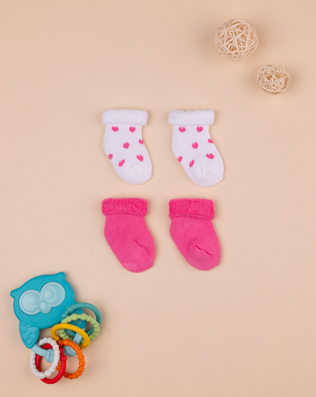 Lote de 2 calcetines para recién nacidos - Prénatal