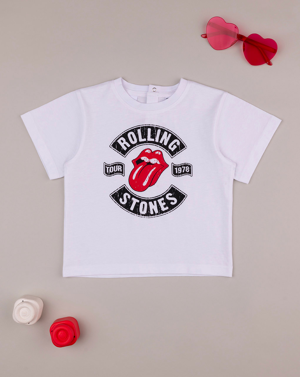 Camiseta bimbo "rolling stones" - Prénatal