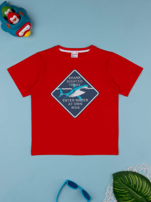Camiseta roja escarlata para niños - Prénatal