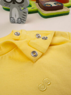 Camiseta amarilla de manga corta para bebé - Prénatal
