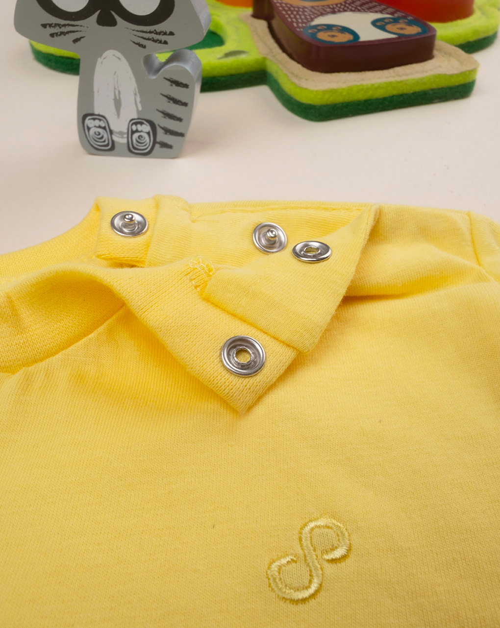 Camiseta amarilla de manga corta para bebé - Prénatal