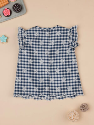 Camisa vichy azul bebé - Prénatal