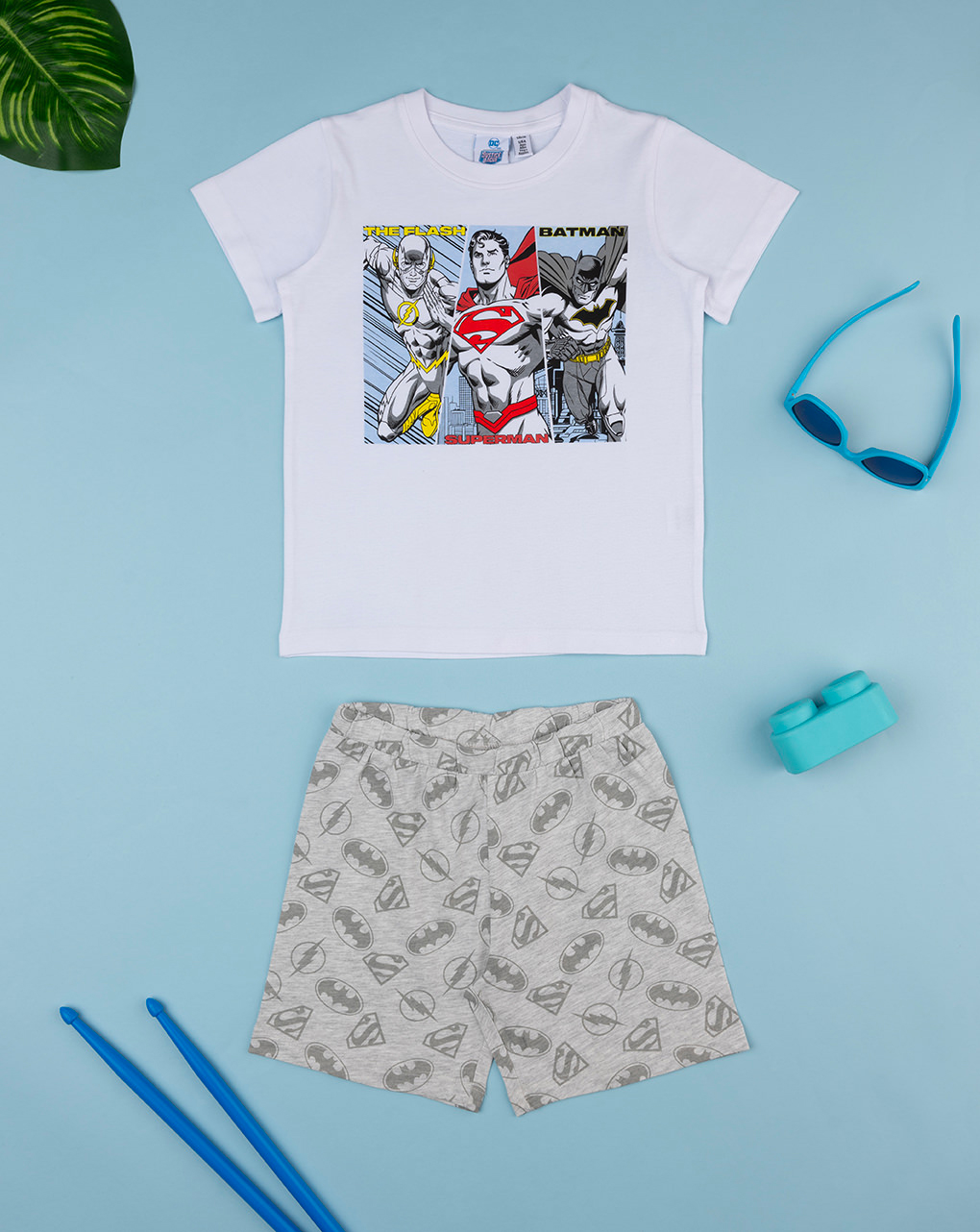 Pijama de dos piezas para niño superhéroes - Prénatal