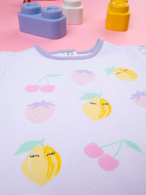 Camiseta casual para niñas stampado de frutas - Prénatal