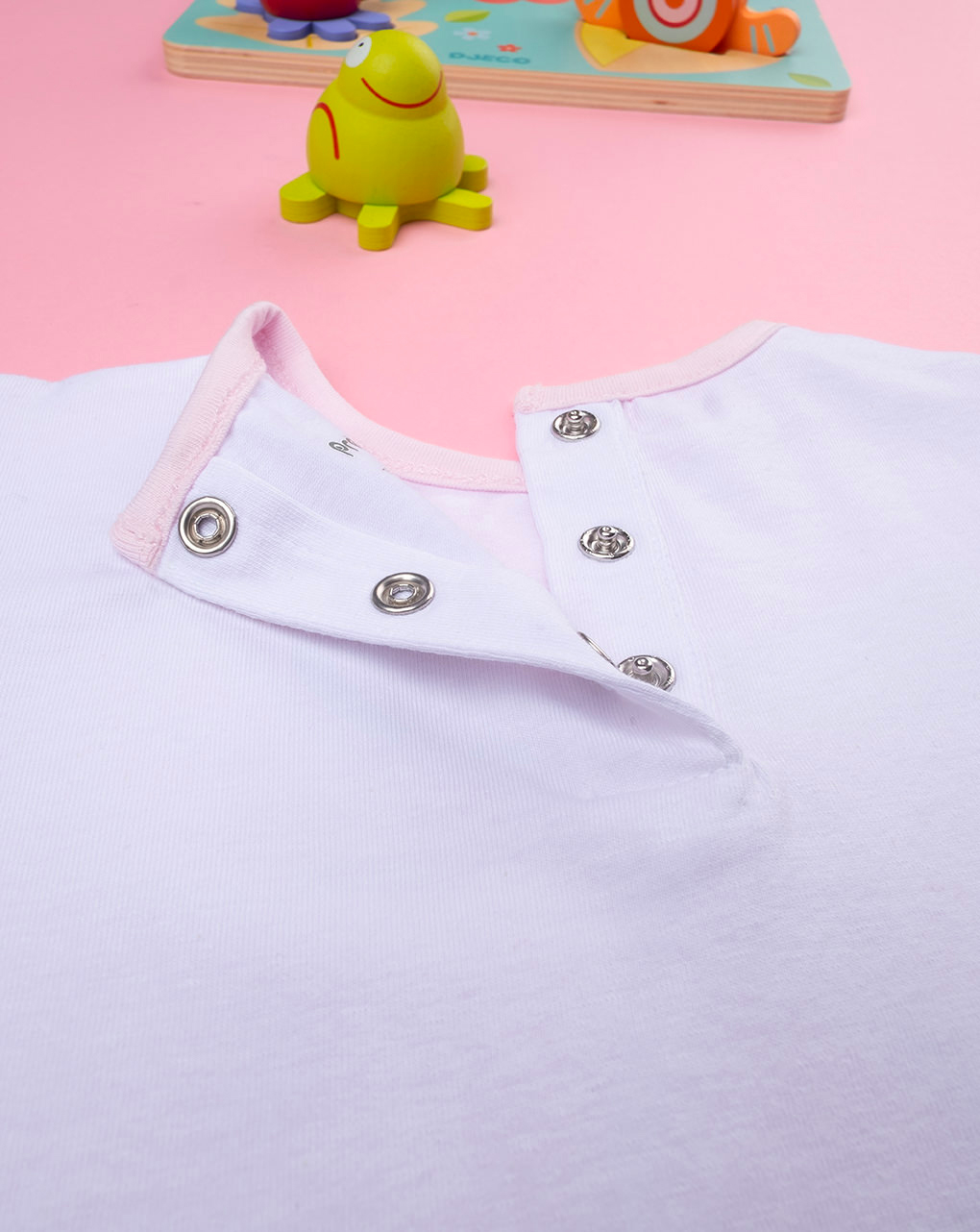 Camiseta blanca para niñas con estampado de "cerezas" - Prénatal