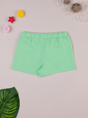 Pantalones cortos de rizo francés para niña con estampado de margaritas - Prénatal