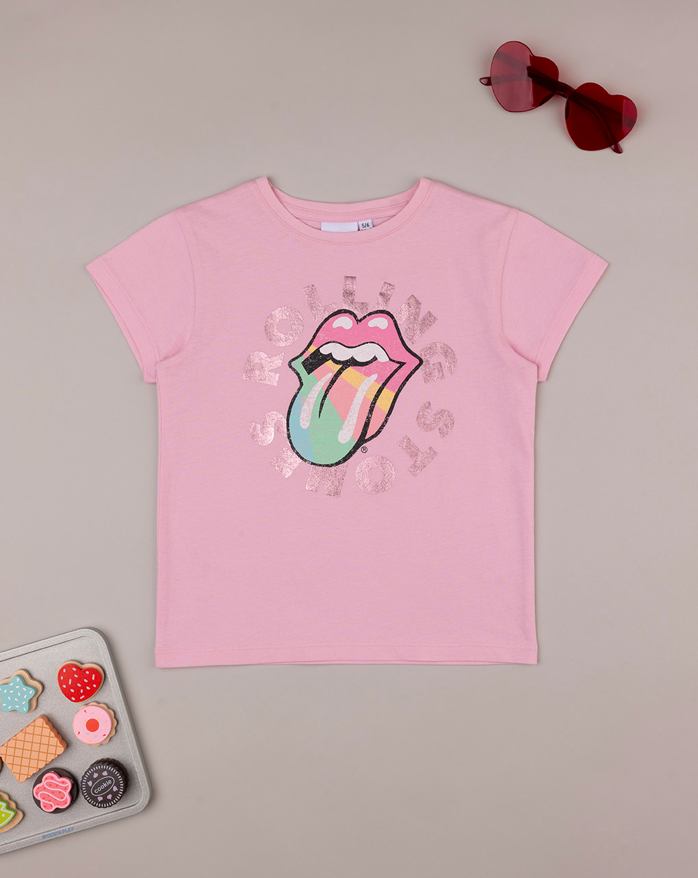 Camiseta con un estampado rock family para niña - Prénatal