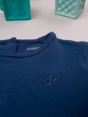 Camiseta azul de manga corta para niña - Prénatal
