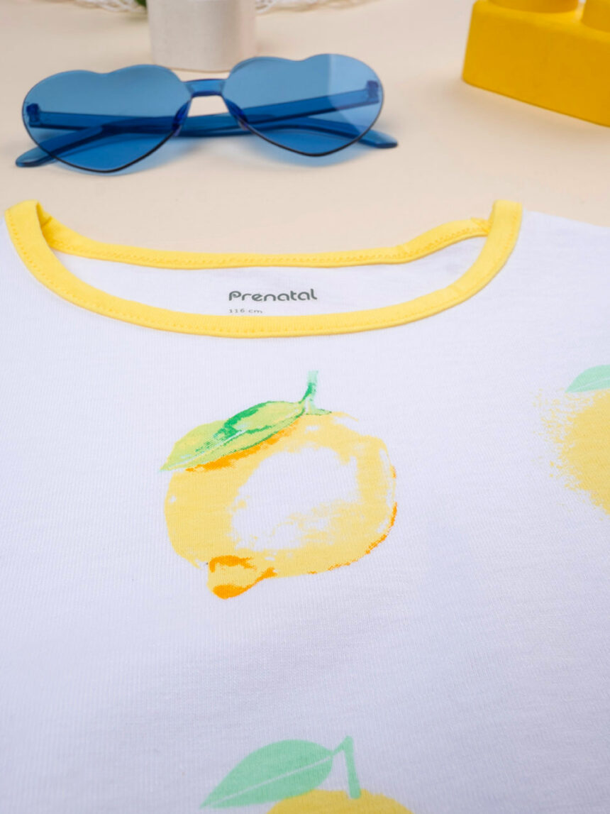Camiseta informal para niña "limones" - Prénatal