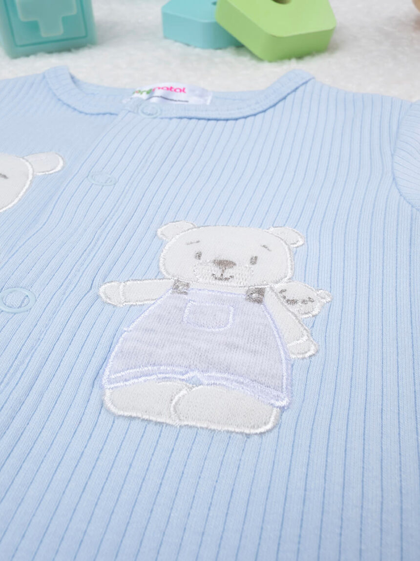 Pelele  teddy azul bebé - Prénatal