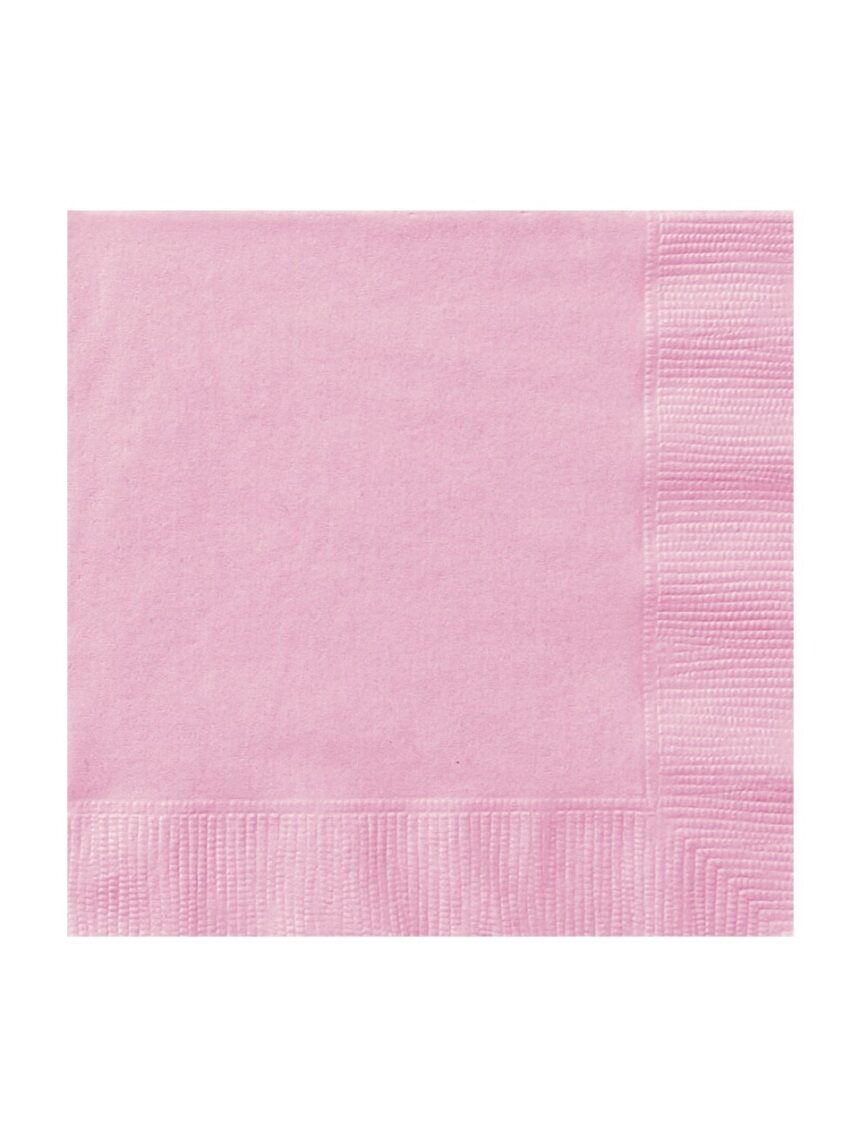 Servilleta 25 x 25 cm - 20 unidades - rosa pastel - Bigiemme