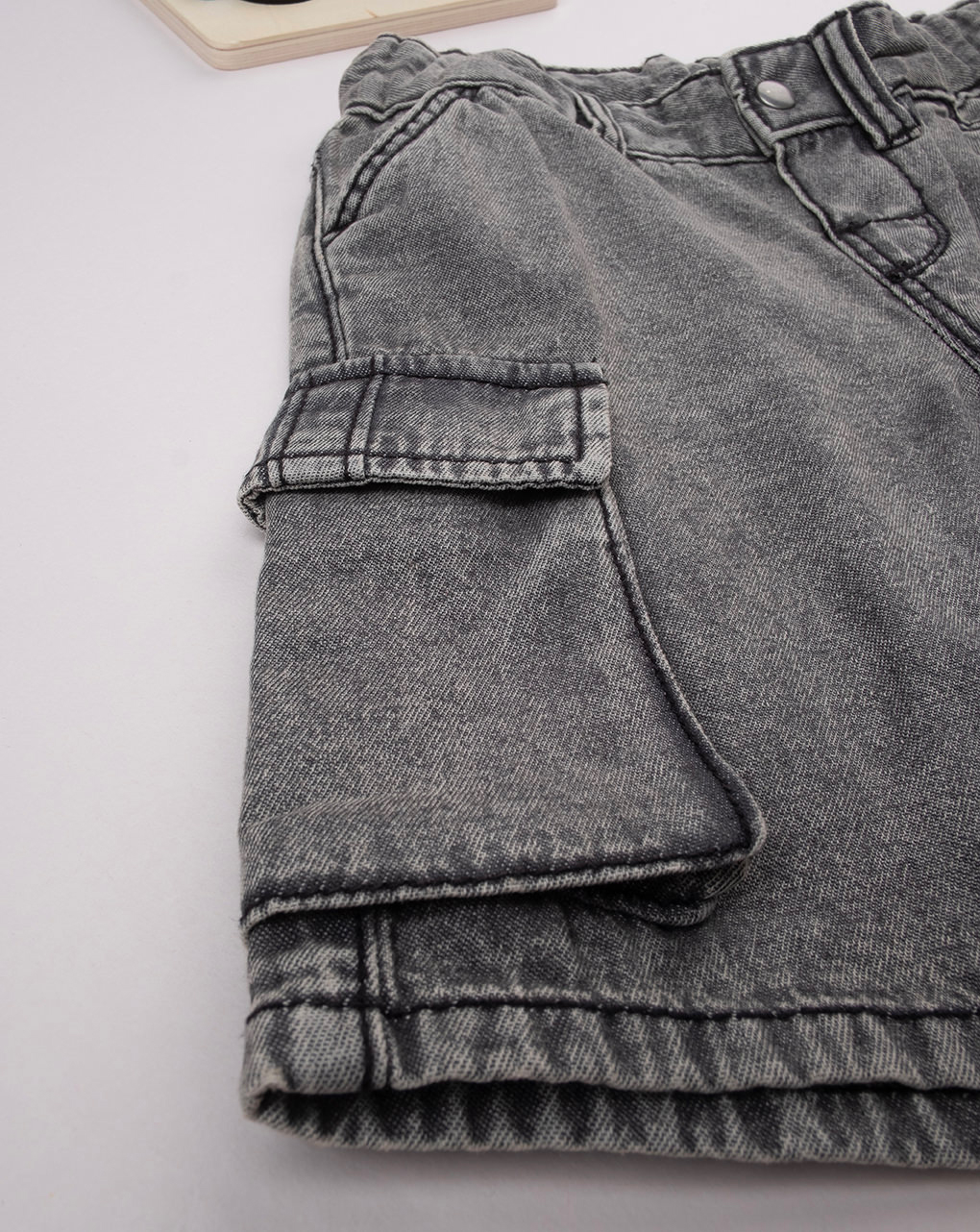 Pantalones cortos vaqueros grigio bambino - Prénatal