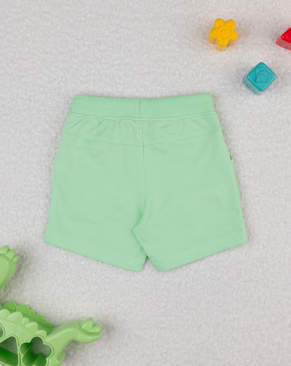 Pantalones cortos verde niño "dinosauro" - Prénatal