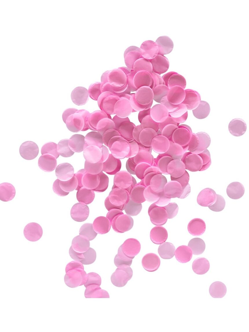Globo látex d60 - confetti rosa revelación - Bigiemme