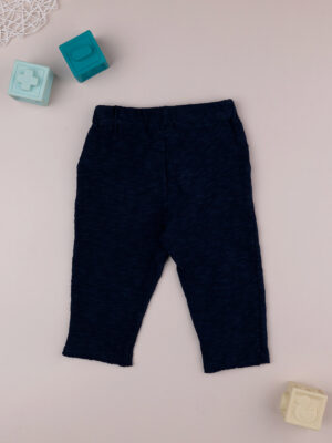 Pantalones de punto azul bebé - Prénatal