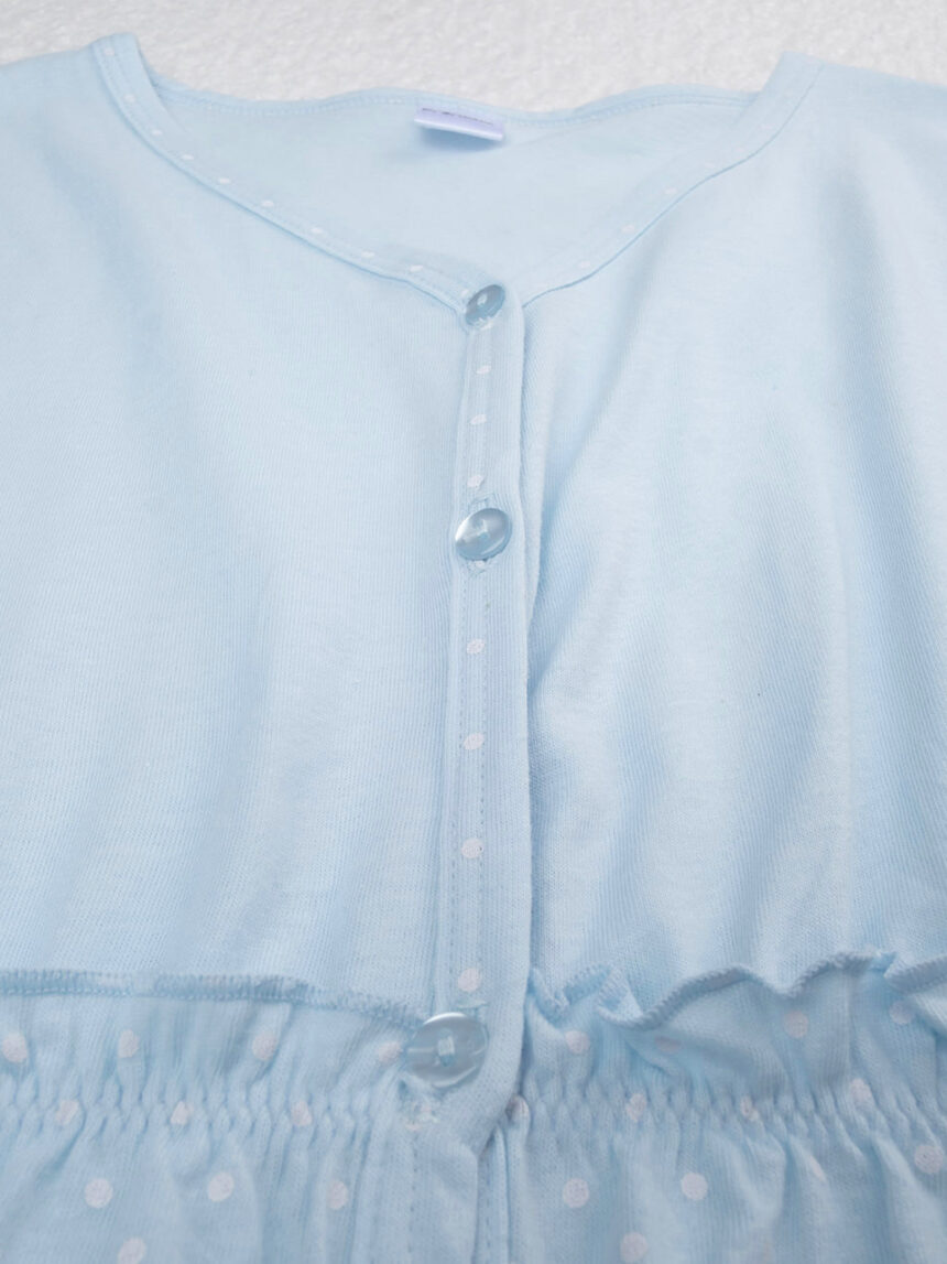 Camisón de maternidad azul claro - Prénatal