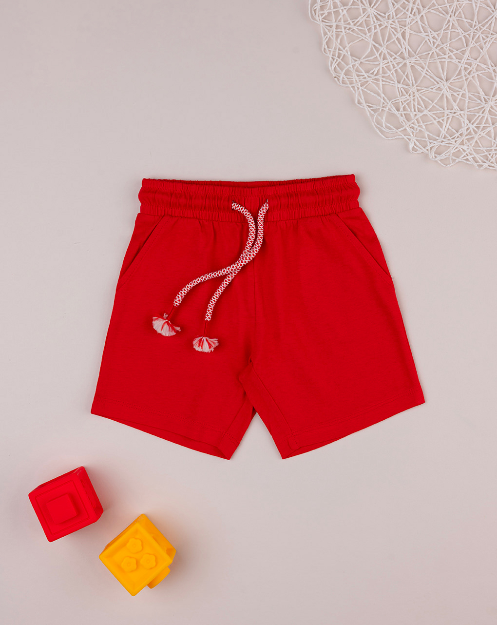 Bermuda roja escarlata para niños - Prénatal