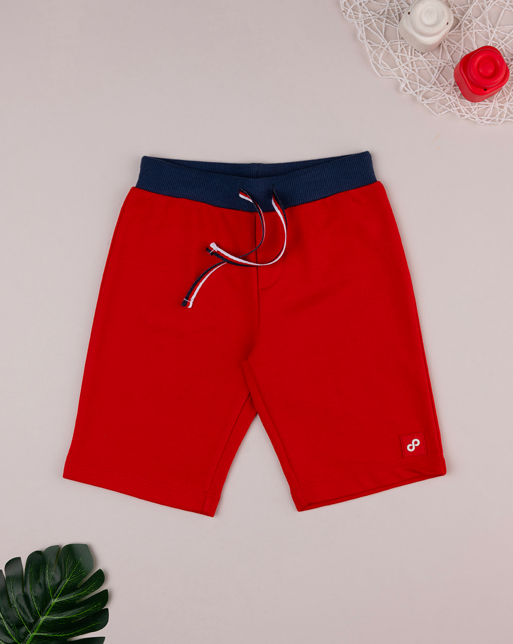 Pantalones cortos rojos de niño - Prénatal
