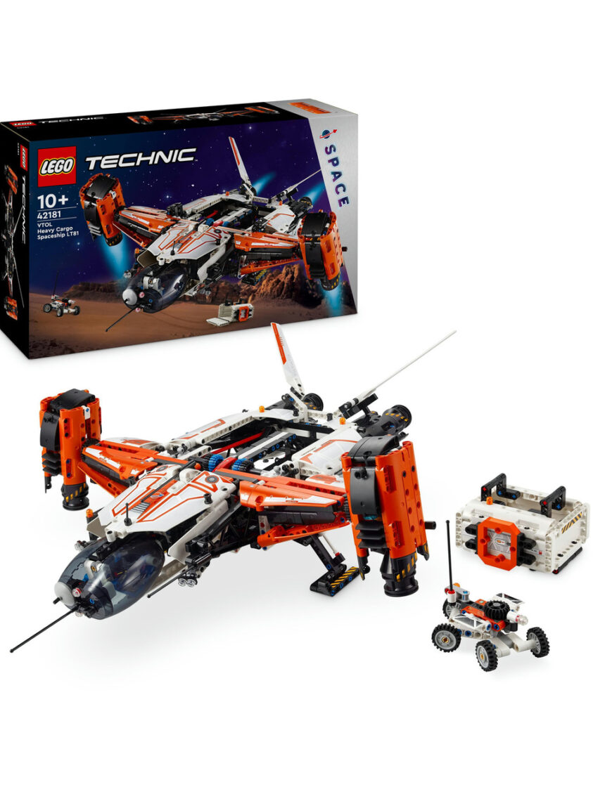 Astronave carga pesada vtol lt81 - 32181 - lego technic - LEGO