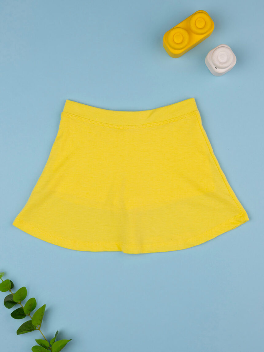 Falda-pantalón amarilla de niña - Prénatal