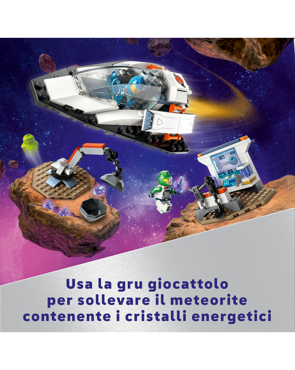 El transbordador espacial y el descubrimiento de asteroides - LEGO